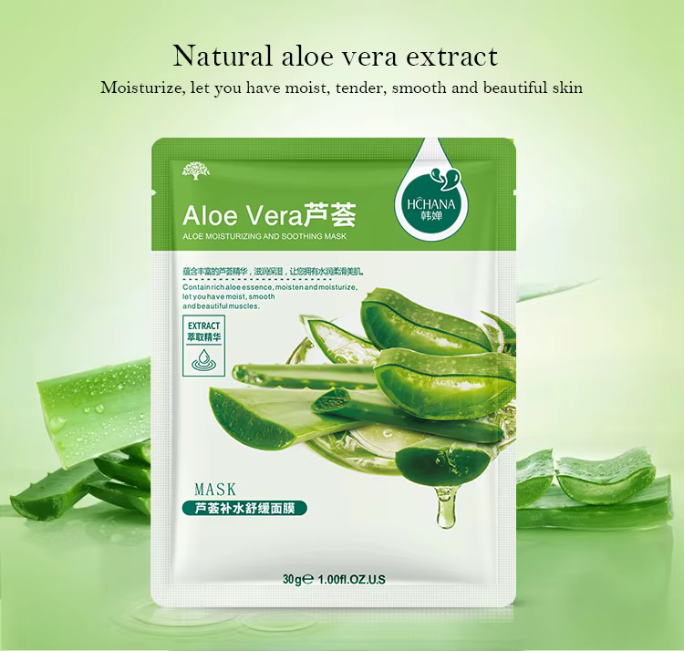 Moisturizing Oil Control Anti-Aging Fruit Aloe Natural Plant Beauty Skin Care Facial Mask
