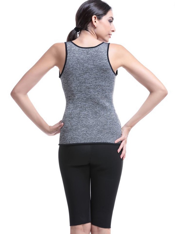 Neoprene Fitness Corset Tank Top - Image 4