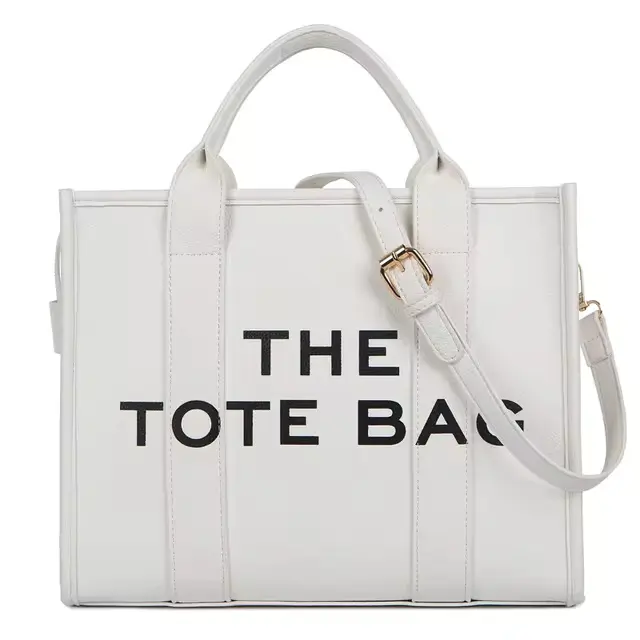 Casual Leather Symatic Large -capacity Tote Bags - Image 6